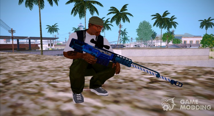 Christmas AS50 from WarFace for GTA San Andreas