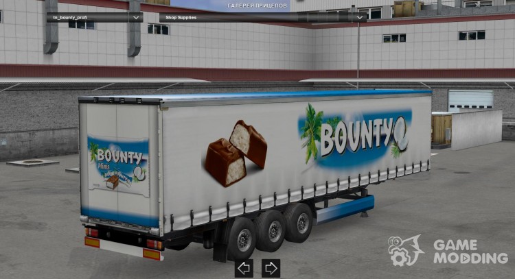Chocolate Trailer Pack for Euro Truck Simulator 2