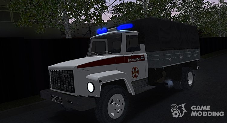 ГАЗ 3309 Росгвардия для GTA San Andreas