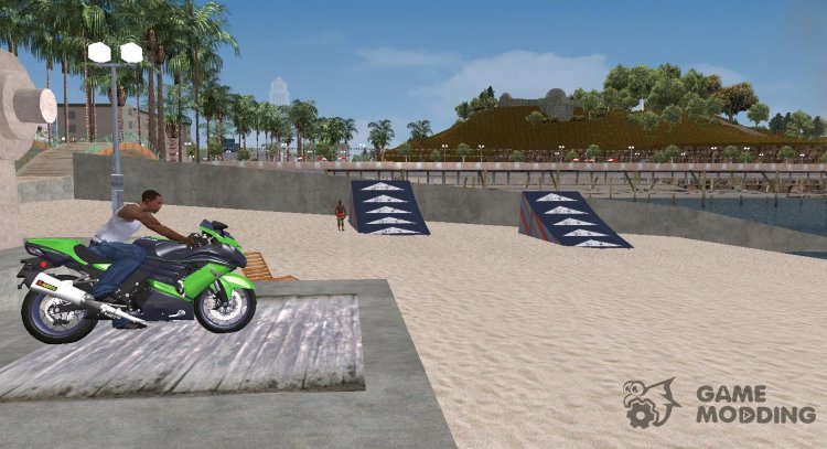 Beach Ramps Cleo Mod Verona Beach for GTA San Andreas