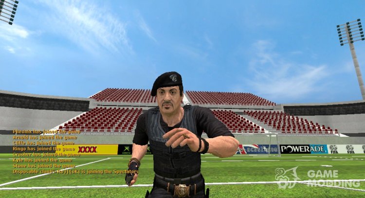 Sylvester Stallone from the Expendables for Counter-Strike Source