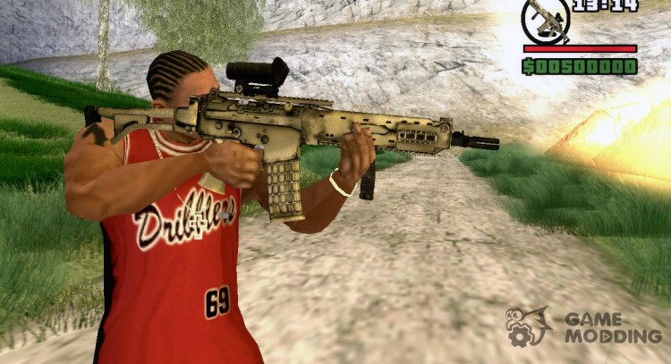 AK-5c para GTA San Andreas