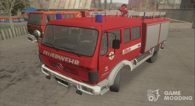 Fireman Mercedes-Benz LF 16 of Odessa for GTA San Andreas
