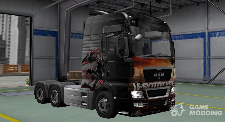 El skin de Prototype para MAN TGX para Euro Truck Simulator 2