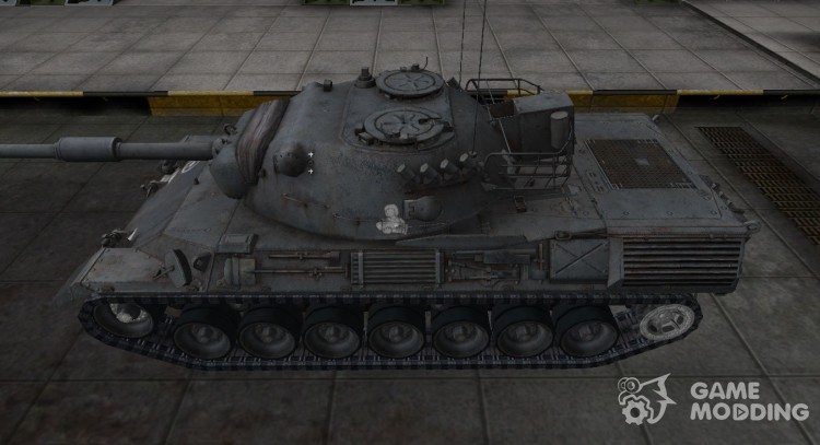 Breaking through the zone contour for Leopard 1 for World Of Tanks