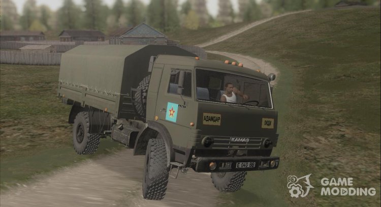 KamAZ - 4350 Armed Forces of the Republic of Kazakhstan for GTA San Andreas