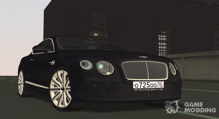 Bentley Continental GT 2016 for GTA San Andreas