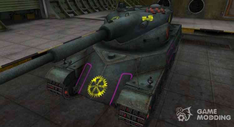 Контурные зоны пробития AMX 50 120 для World Of Tanks
