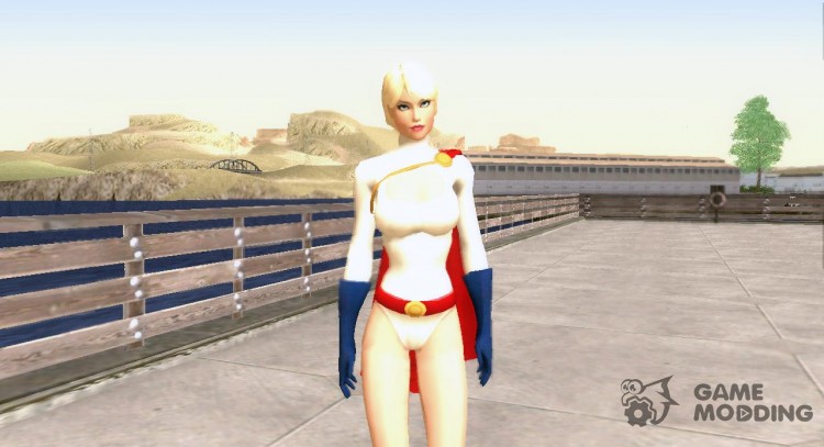 Power girl para GTA San Andreas