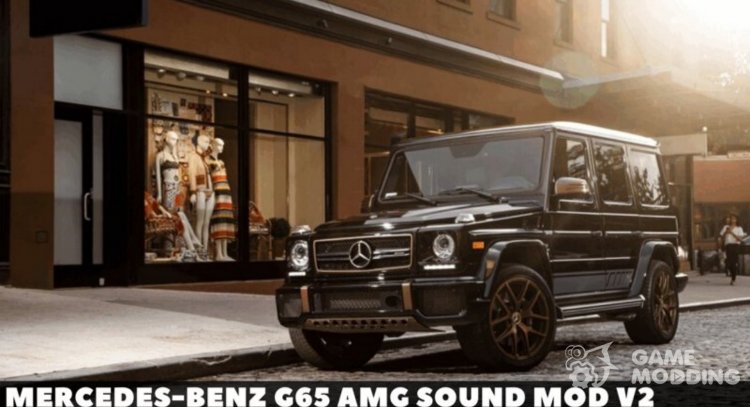 Мерседес-Бенц G65 AMG звуковая мод V2 для GTA San Andreas