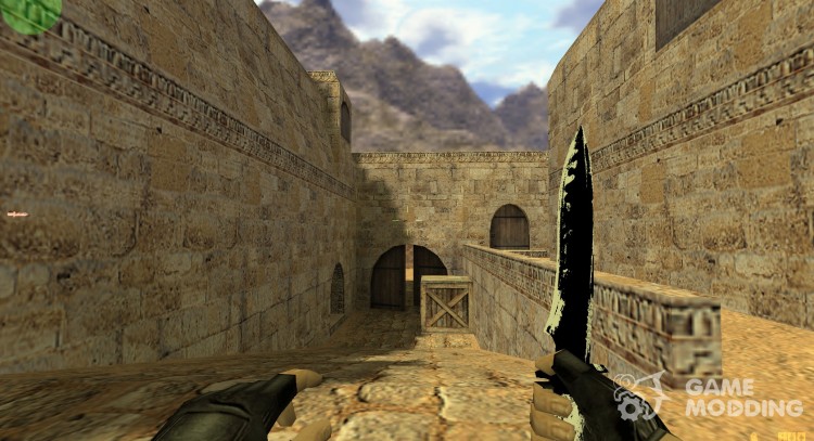 Black and White Knife for Counter Strike 1.6