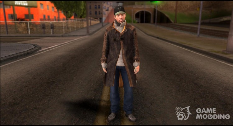 Aiden Pearce from Watch Dogs v12 para GTA San Andreas