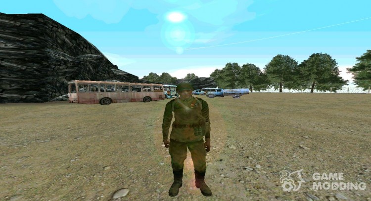 Los soldados del ejército rojo la versión final de la para GTA San Andreas
