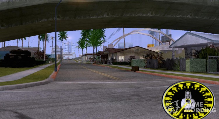 El velocímetro GUF para GTA San Andreas