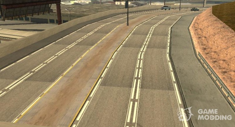 New textures of roads for GTA San Andreas