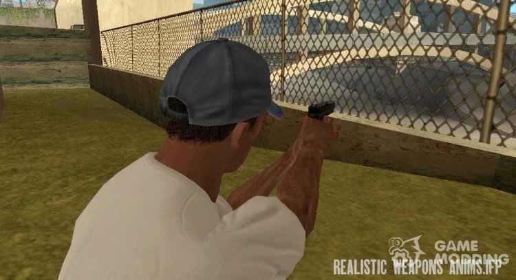 Realistic Weapons Anims.Ifp для GTA San Andreas