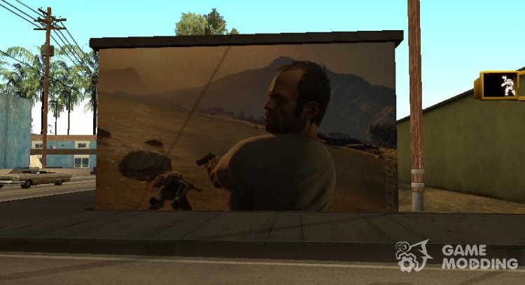 El cartel de GTA 5 v1 para GTA San Andreas