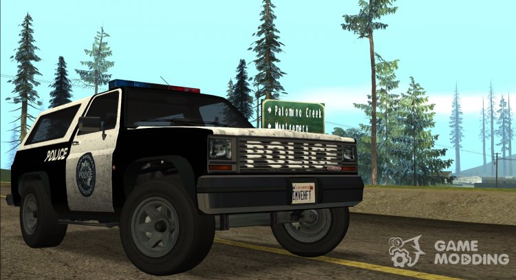 GTA IV Declasse Rancher (Policía) para GTA San Andreas