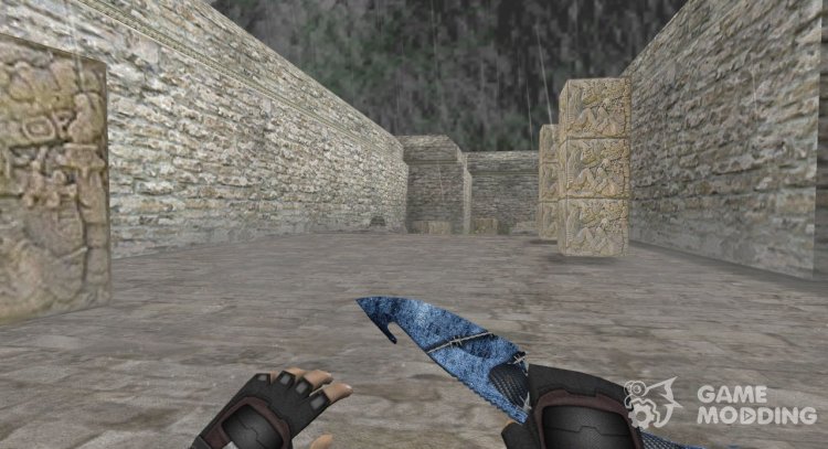 Gut Knife Vibranium для Counter Strike 1.6