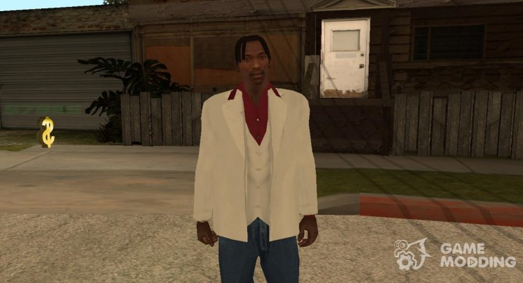 Пиджак Тони Монтаны (красный воротник) для GTA San Andreas