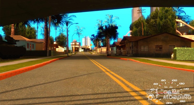 Многофункциональный Спидометр для GTA San Andreas