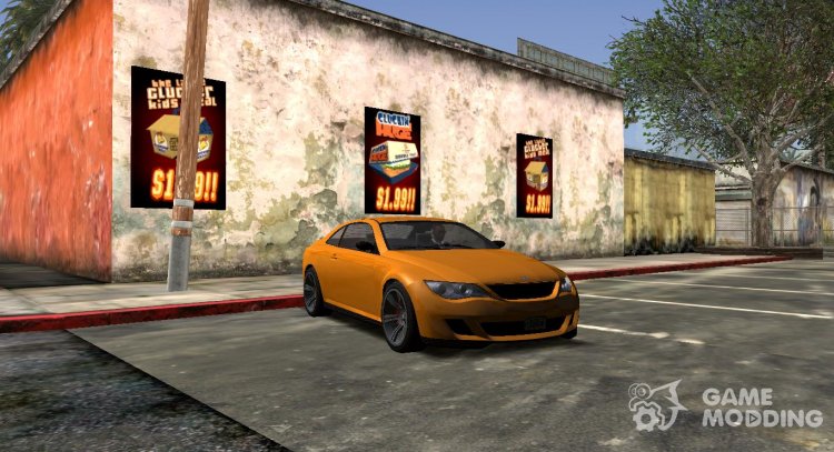 GTA V Ubermacht Zion XS для GTA San Andreas