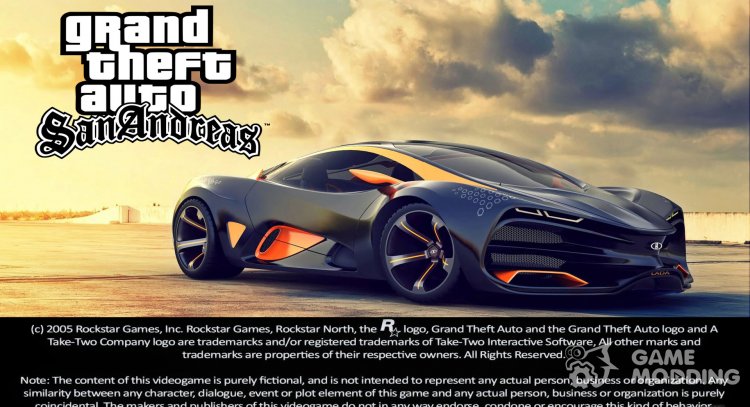 Super Cars HD Loading Screens And Menu for GTA San Andreas