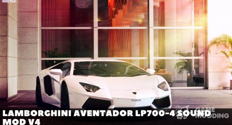 Lamborghini Aventador LP700-4 Sound Mod v4 for GTA San Andreas