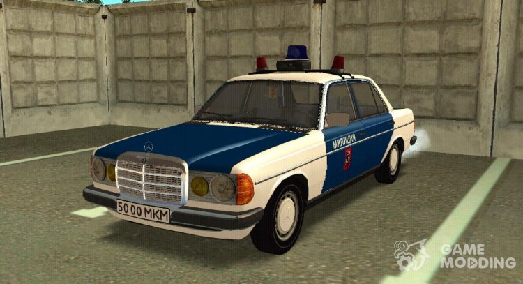 Mercedes-Benz W123 240D Police 90's for GTA San Andreas