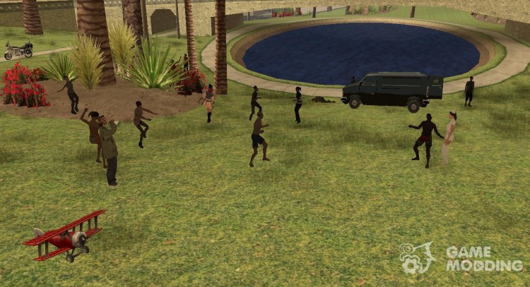 La fiesta de glen parque v 1.0 para GTA San Andreas