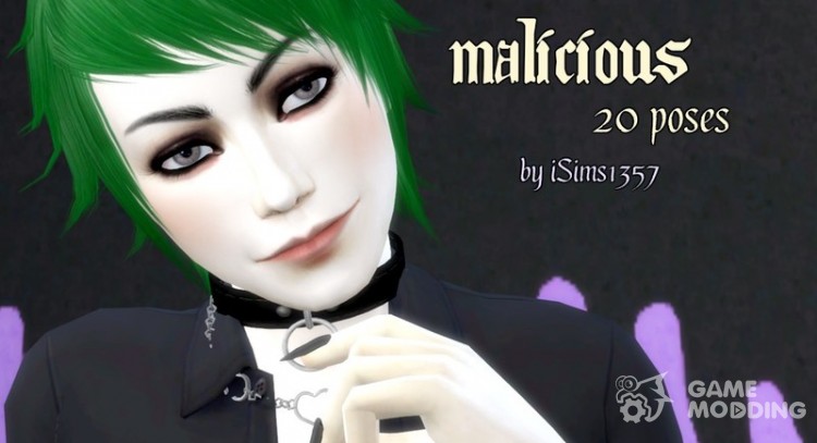 Malicious Posepack для Sims 4