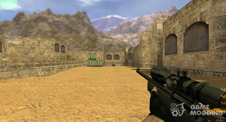 Dark Solid AWP for Counter Strike 1.6