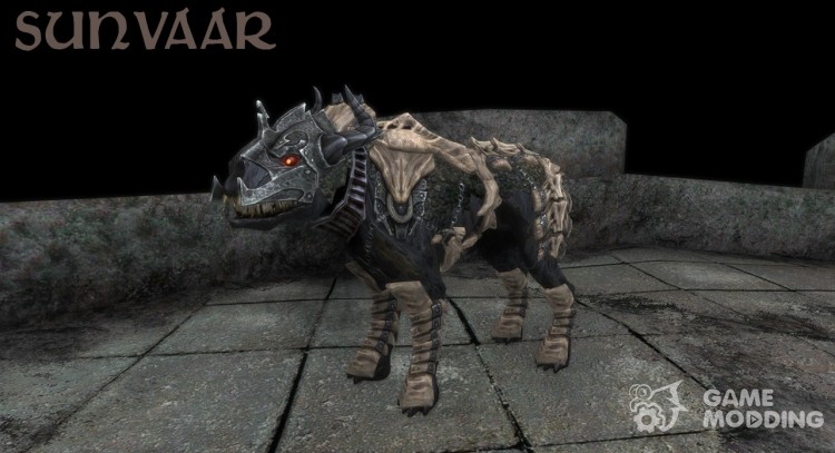 Armoured Follower Hounds for TES V: Skyrim