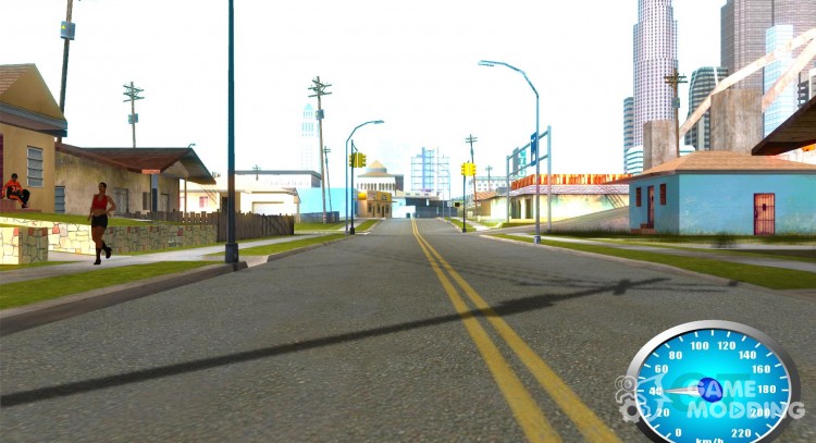 Красивый Спидометр для GTA San Andreas