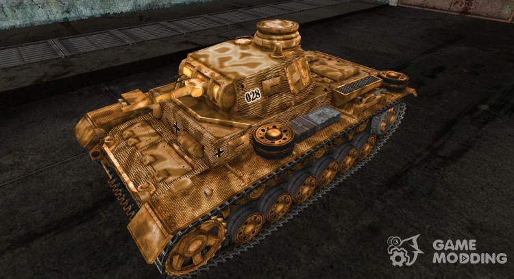 Шкурка для PzKpfw III для World Of Tanks