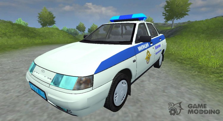 De los floreros 2110 Policía para Farming Simulator 2013