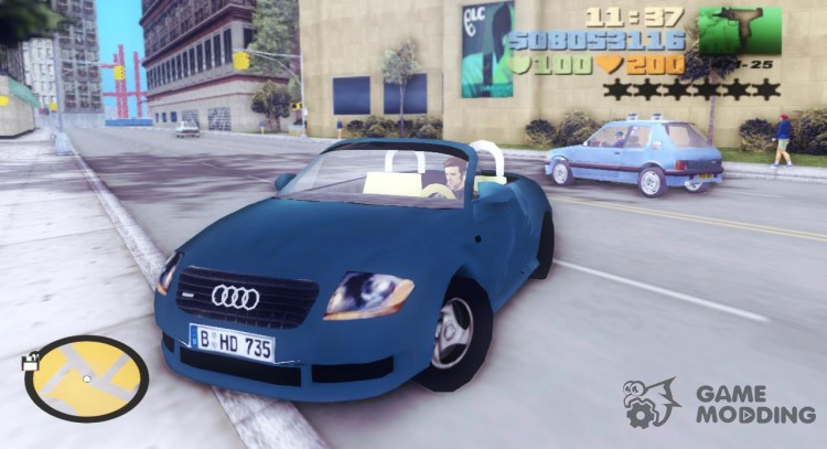 Audi TT Roadster для GTA 3