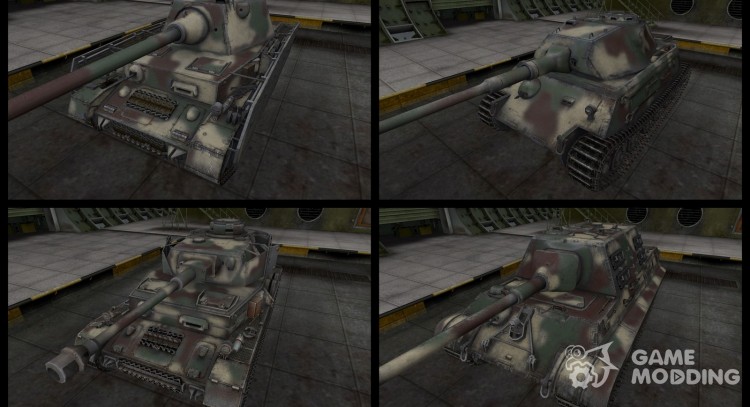 German Camouflage Pack for World Of Tanks