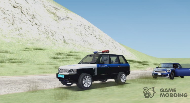 Land Rover de la polica de trfico para GTA San Andreas