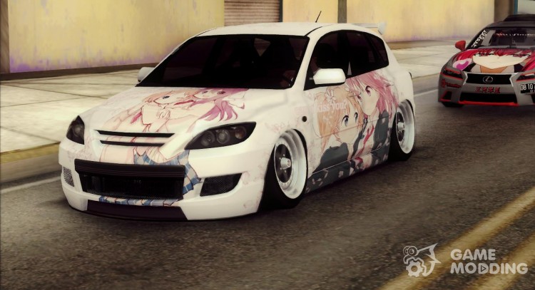 Mazda Speed 3 - Sakura Trick Itasha для GTA San Andreas