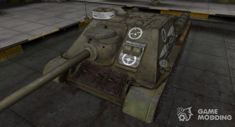 Зоны пробития контурные для СУ-100 для World Of Tanks