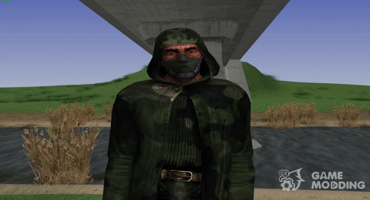 Miembro de la agrupación Suicidas en la capa de S. T. A. L. K. E. R v.4 para GTA San Andreas