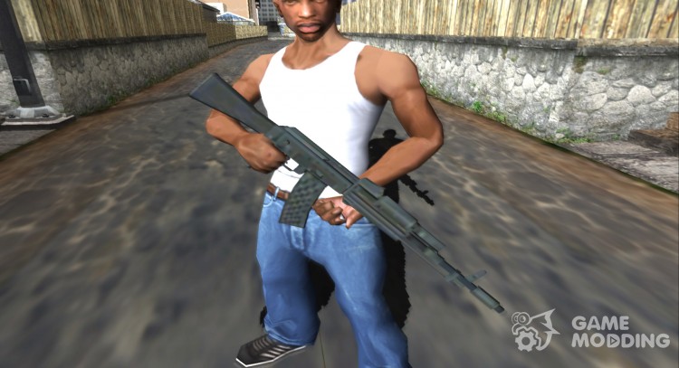AK-74M LowPoly для GTA San Andreas