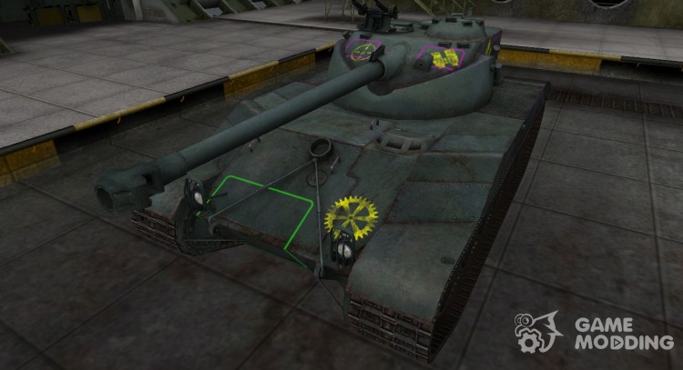 Contorno de la zona de ruptura del Bat Chatillon 25 t para World Of Tanks