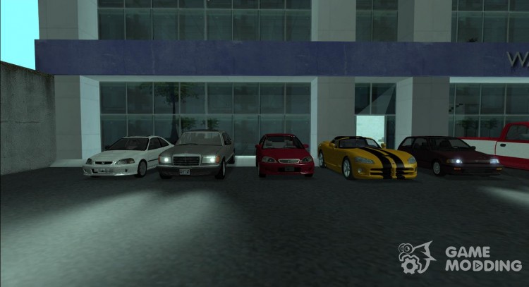 Пак  оригинальных машин by Fox для GTA San Andreas