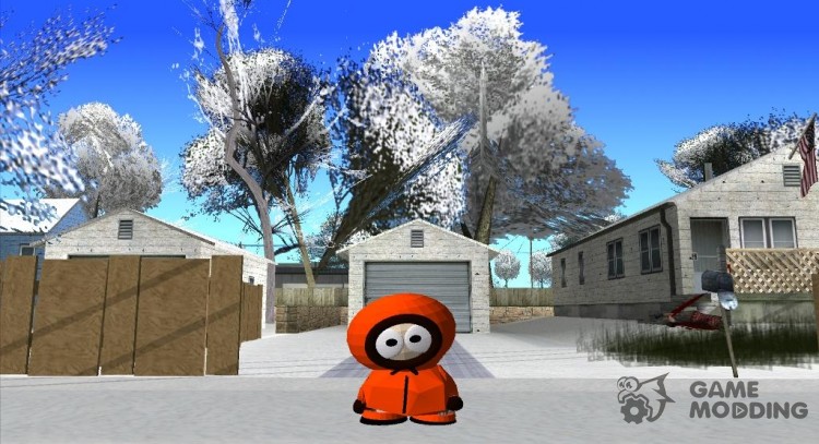 Kenny es un personaje de la serie de dibujos animados South Park para GTA San Andreas