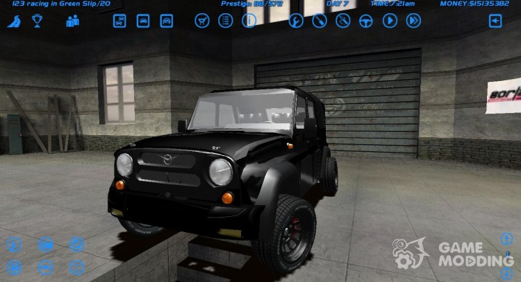 El uaz Hunter para Street Legal Racing Redline