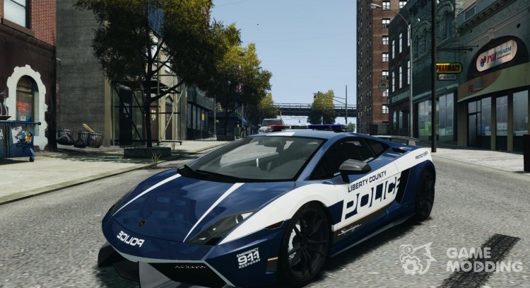 Lamborghini Gallardo LP570-4 Superleggera 2011 Police para GTA 4