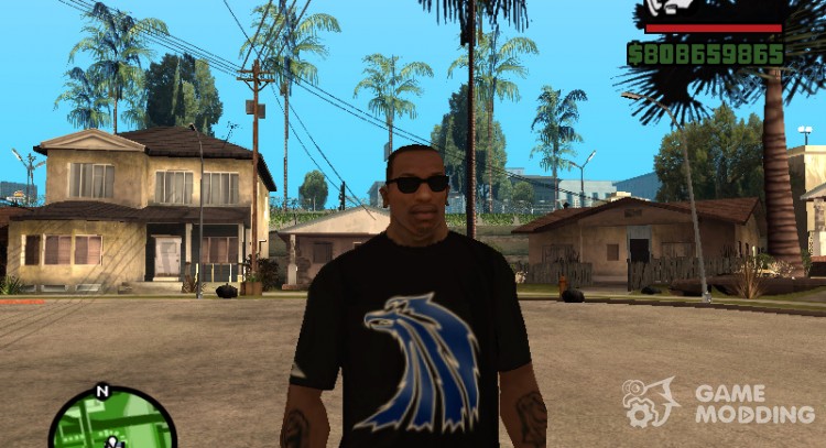 Camiseta con el logotipo de Mercenarios para GTA San Andreas