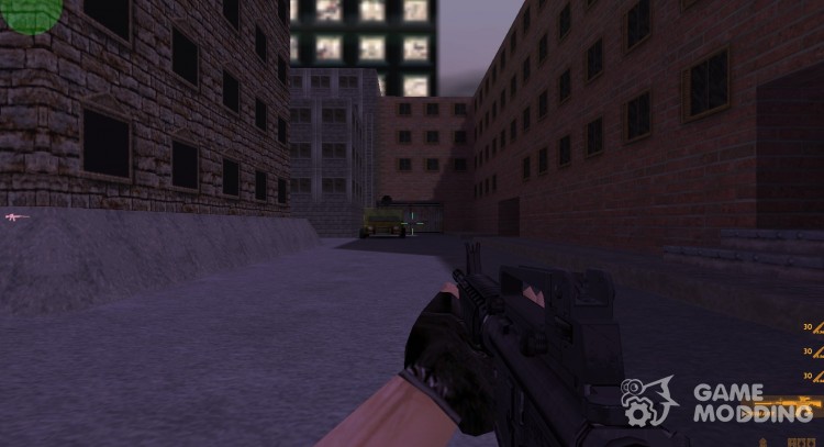 M4A1 на анимации mullet для Counter Strike 1.6
